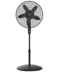 lot 307 image: Lasko Cyclone Max 18 4-Speed 23 fts High-Velocity Remote Controlled Pedestal Fan, Black