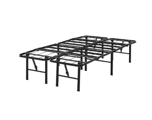 lot 311 image: Mainstays 14 High Quad Fold Steel Platform Bed Frame, Twin