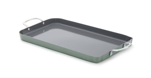 lot 334 image: Calphalon Ceramic Nonstick Double Stovetop Griddle