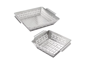 lot 339 image: The Cellar Set of 2 Grill Baskets
