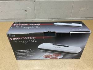 lot 40 image: MegaChef Home Vacuum Sealer And Food Preserver BPA-Free Food Sealer Machine
