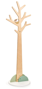 lot 258 image: Tender Leaf Toys - Forest Coat Stand For Kids Room - High-Grade Wooden Tree Coat Rack Stand For Kids Clothing