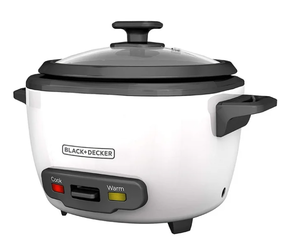 lot 486 image: BLACK  DECKER 16-Cup Rice Cooker and Steamer