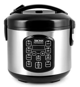 lot 464 image: AROMA Professional Digital Rice Cooker, Multicooker, 8-Cup