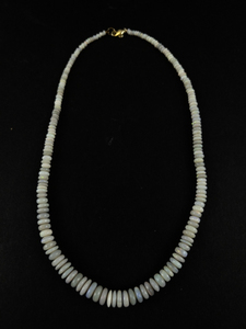 lot 22 image: Graduated Opal Bead Necklace with 14K Gold Clasp
