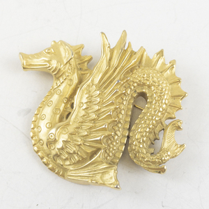 lot 180 image: Vintage 1970s Metropolitan Museum of Art Scythian Ketos Dragon Brooch