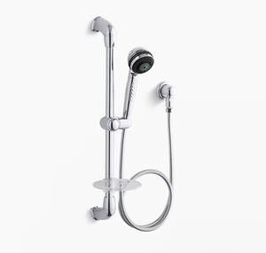 lot 101 image: KOHLER K-8520-G MasterShower Hotel Handshower Kit, Brushed Chrome
