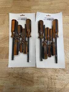 lot 102 image: Lot of 2 - 7 Piece Ball End Driver Set
