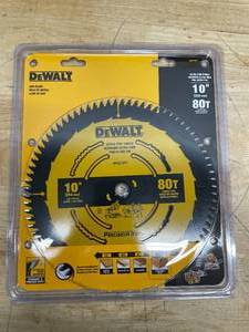 lot 125 image: DeWALT 10 80T Carbide Blade DW3218PT (084256)
