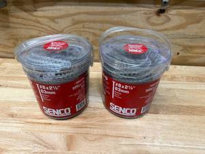 lot 83 image: Lot of 2 - SENCO #8 x 2-12 in. Duraspin Screw