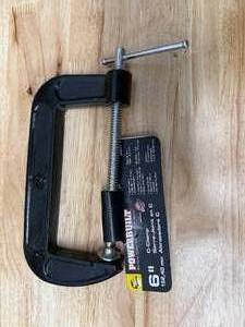 lot 187 image: Powerbuilt C-Clamp (0807254.76)