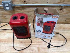 lot 191 image: Lot of 2 - KUL Ceramic Fan Heater