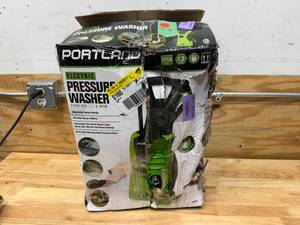 lot 30 image: PORTLAND 1750 PSI, 1.3 GPM Corded Electric Pressure Washer (08072590)