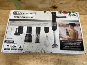 lot 171 image: BLACKDECKER Kitchen Wand 6 Kit Black (0872548)