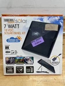 lot 179 image: THUNDERBOLT SOLAR 7 Watt Solar Panel Kit (0872530)