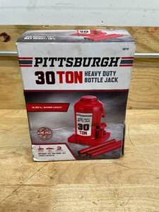 lot 212 image: PITTSBURGH 30 Ton Hydraulic Bottle Jack (08725115)