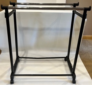 lot 37 image: Adjustable Multi-Level Garment Rack