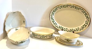 lot 45 image: Lenox Holiday China Collection with Holly Pattern