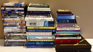 lot 89 image: Collection of Inspirational Books and DVDs Including Joel Osteen and Dr. Schuller