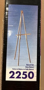 lot 92 image: Natural Oak Easel Kit Model 2250