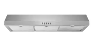 lot 27 image: Vissani - 36 in. 320 CFM Convertible Under Cabinet Range Hood in Stainless Steel