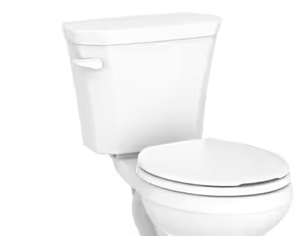 lot 59 image: 1.28 GPF Gravity Fed Round Front Toilet in White (Just The Tank)