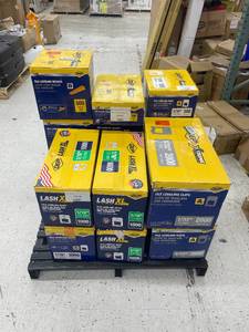 Pallet Of QEP Wedges/ Leveling Clips for Tile (3800 wedges, 8500 leveling clips READ DESCRIPTION)