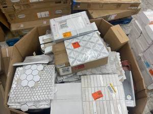 lot 51 image: Pallet Of Assorted  Mosaic Tile