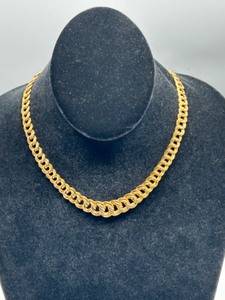 14k Yellow Gold Curb Link Chain Necklace 20g