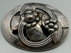 lot 93 image: Vintage Georg Jensen Sterling Silver Denmark Brooch