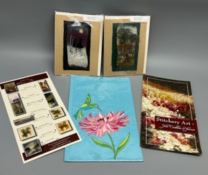 lot 164 image: Collection of Original Stitchery Art and Embroidered Artworks by Julie Crabtree