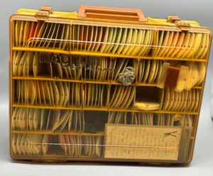 lot 188 image: Massive Magnum Plano Organizer Filled with Embroidery Floss Collection - DMC Thread