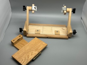 lot 191 image: Wooden Standard Size Lap Frame by Ks Creations and Other Wooden Holder Frame