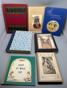 lot 195 image: Collection of 7 Vintage & Antique Childrens Books with Illustrations