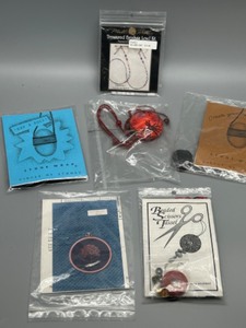 lot 361 image: Collection of Beaded Craft and Jewelry Kits Including Scissors Tassel, Eyeglass Lead, Stone Wraps & More
