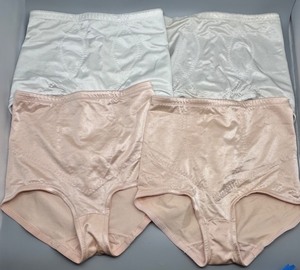 lot 245 image: Vintage Set of 4 Flexees XL Womens High Waisted Girdle Briefs