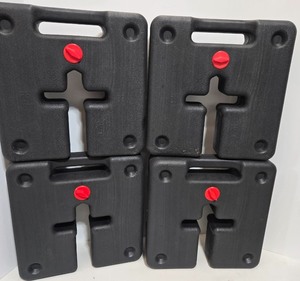lot 269 image: Set of 4 Outdoor Event Tent Water Weights with Carrying Bag