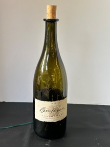 lot 272 image: 1996 XL Display BONTERRA VINEYARDS Chardonnay 19 Light Up Wine Bottle