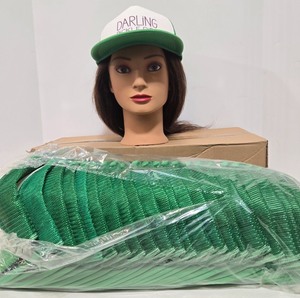 lot 280 image: Case of 24 Darling Pickle Dips Green Mesh Trucker Hats NEW