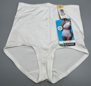 lot 301 image: Vintage New with tags FLEXEES Instant Slimmer Minimizers Size Large in White