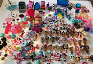 lot 335 image: Huge Collection of LOL Surprise Dolls, Accessories, and Playsets