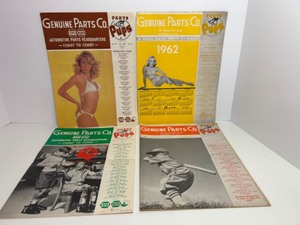 lot 356 image: Collection of 4 Vintage Genuine Parts Co. Parts Pups Booklets