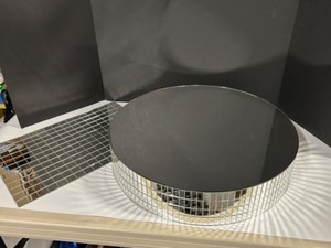 lot 372 image: Fun Disco Mosaic Mirrored CAKE STAND Weddings  Parties and decorative mat