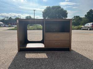 lot 8 image: Bertch USA Hotel-Style Cabinetry w Mini Fridge & Microwave Cavities  Durable & Stylish