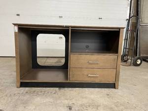 lot 11 image: Bertch USA Hotel-Style Cabinetry w Mini Fridge & Microwave Cavities  Durable & Stylish