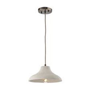 lot 52 image: Elk Lighting Creativity 453331 Pendant  Concrete Shade, Black Nickel Finish