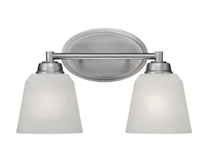 lot 30 image: Millennium Lighting Franklin 2Light Vanity  Brushed Pewter