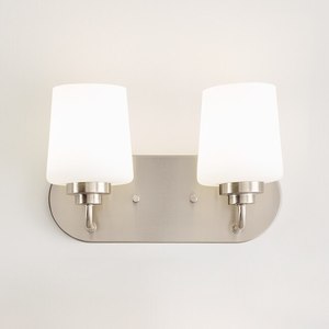 lot 46 image: Generation Lighting Windom 2Light Vanity Fixture