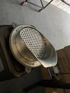 lot 95 image: MIFAB R1948-1 Downspout Nozzle  Nickel-Bronze Decorative Outlet