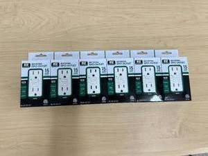 lot 71 image: EZ-GFCI Ground Fault Circuit Interrupters (6)  MSRP $179.00